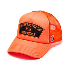CANT DO EPIC SHIT MESH BACK TRUCKER HAT (624BC-CH52) CORAL