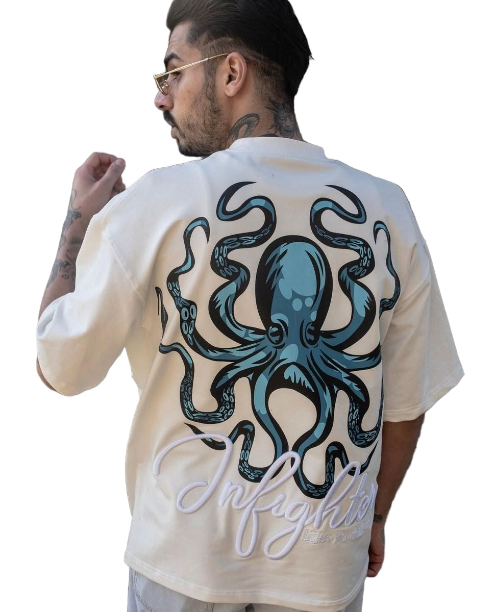 INFIGHTER AHTAPOT T-SHIRT,(IF2) WHITE