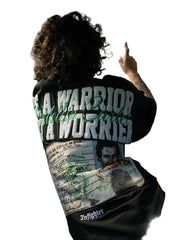 INFIGHTER ESCOBAR WARRIOR EMROIDERY OVZ TEE,(IF34) BLACK