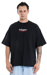 INFIGHTER NEVER ENOUGH TSHIRT,(IF90) C BLACK