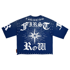 FIRST ROW A SACRED VOW THORNBUSH HEART TEE FRM1024 BLUE