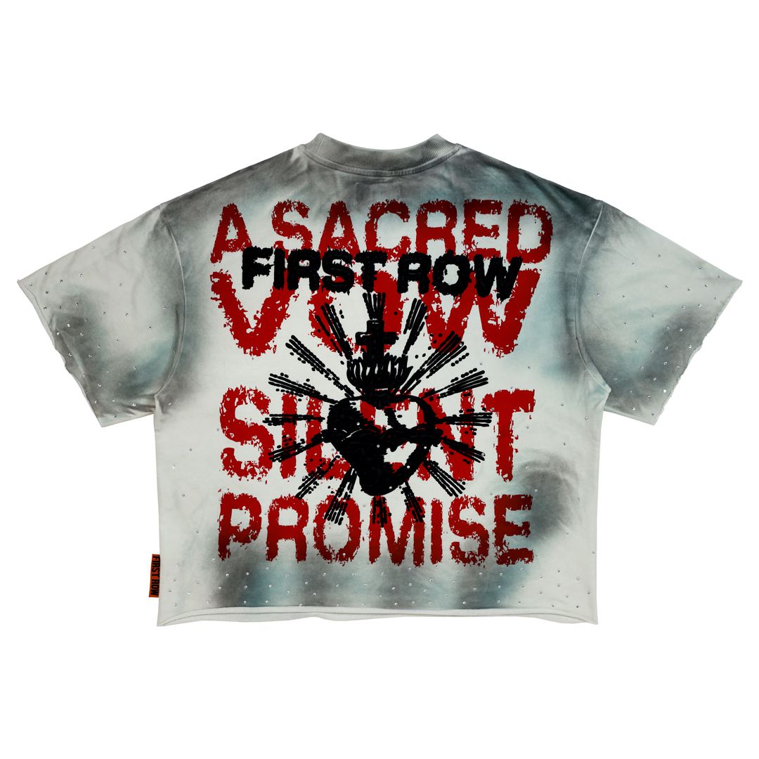 FIRST ROW A SACRED VOW HIDDEN THURIBLE TEE FRM3036 ECRU