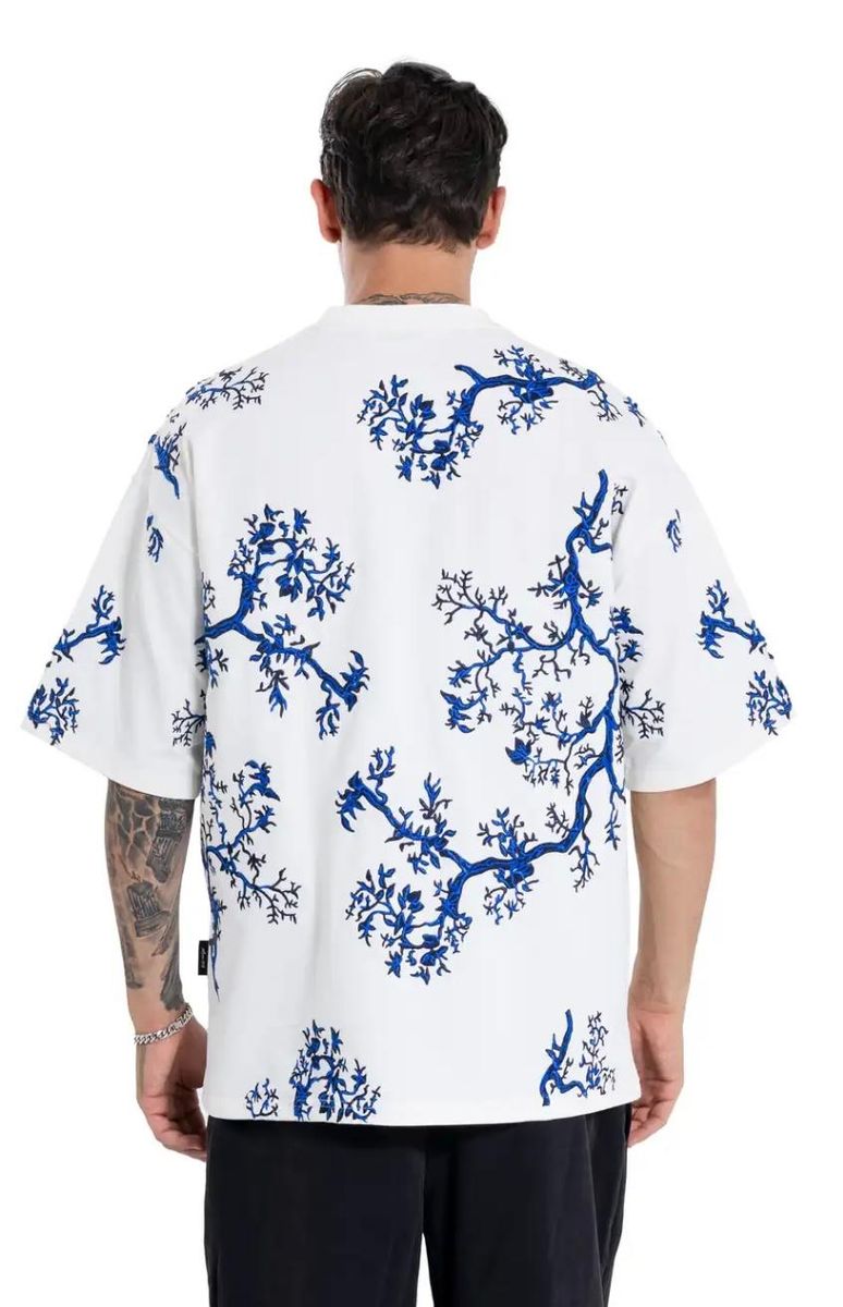 INFIGHTER AVATAR FULL EMBROIDERY OVZ TEE,(IF72) WHITE