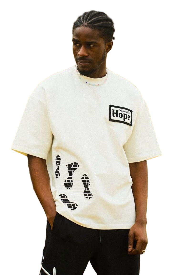INFIGHTER HOPE OVZ TEE,(IF98) WHITE