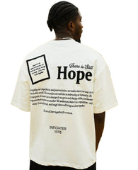 INFIGHTER HOPE OVZ TEE,(IF98) WHITE