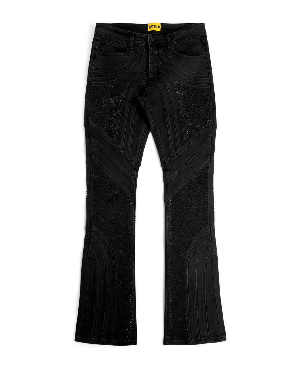 GFTD LEVEL BLK WASH DENIM