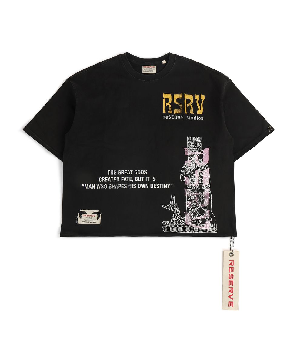 RESERVE DESTINY BLK TEE BLACK RT25-13