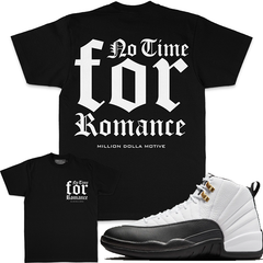 MILLION DOLLA No Time for Romance - Black T-Shirts