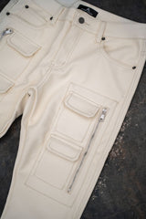 PAPER MONEYNIGHTRIDER (PM1036) PANTS CREAM