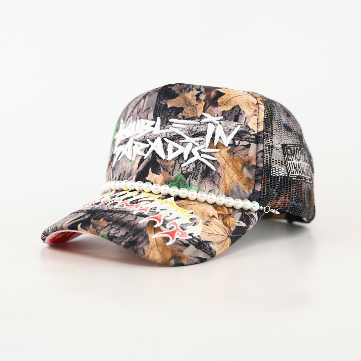 TROUBLE IN PARADISE TRUCKER HAT (TD-001-900-TROUBLE)
