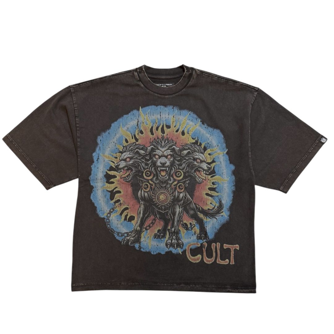 CULT OF INDIVIDUALITY OVERSIZED SHORT SLEEVE CREW NECK TEE