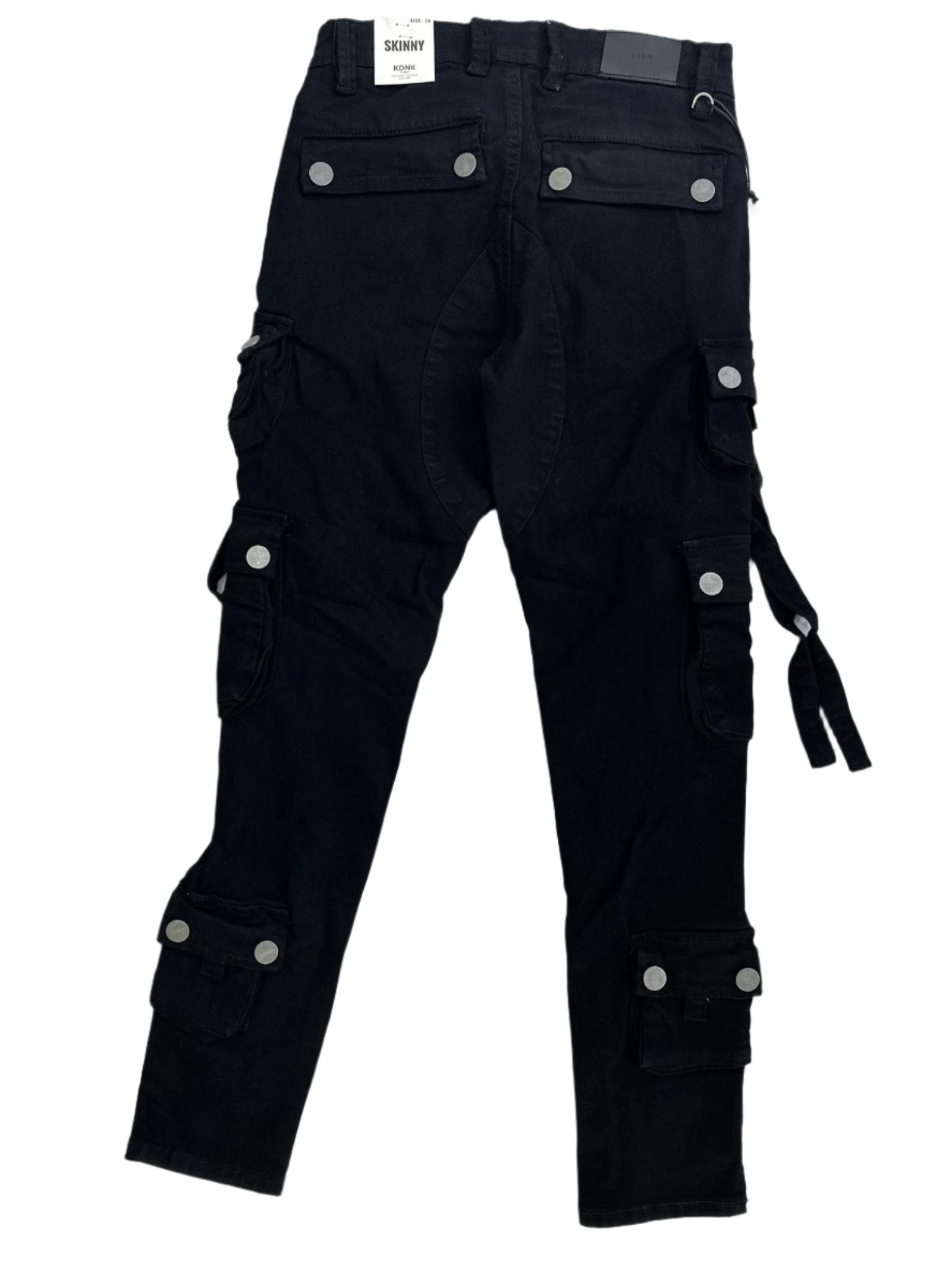 KDNK TRIPLE CARGO SKINNY PANTS KNB3369 BLACK