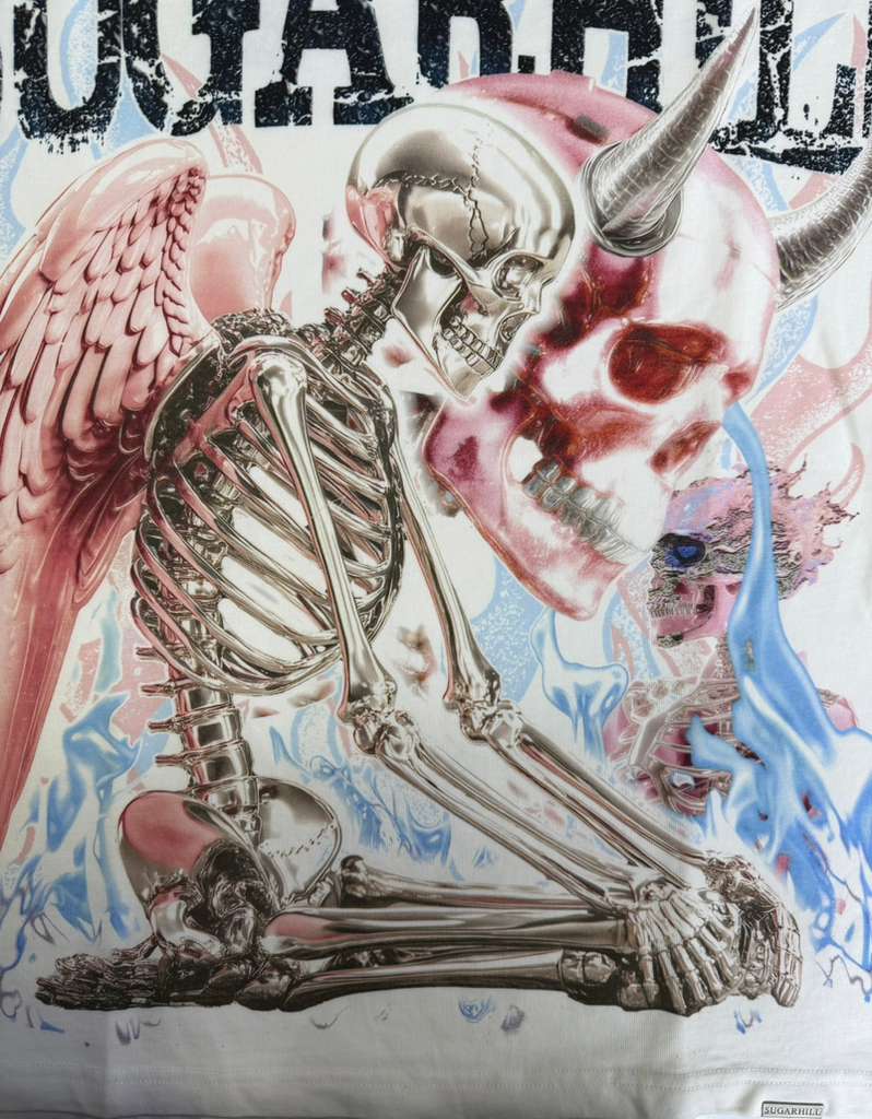 SUDAR "TENSION" T-SHIRT (WHITE) (SH25-HOL-81)