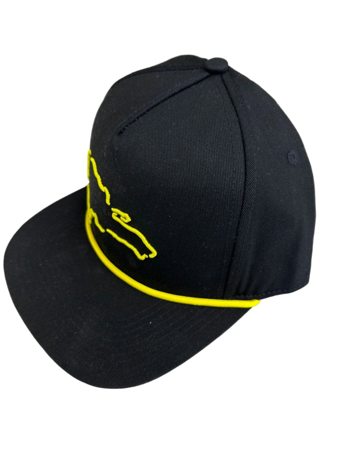 DR MAP $20 DOP SNAPBACK HAT 100050 BLACK/YELLOW