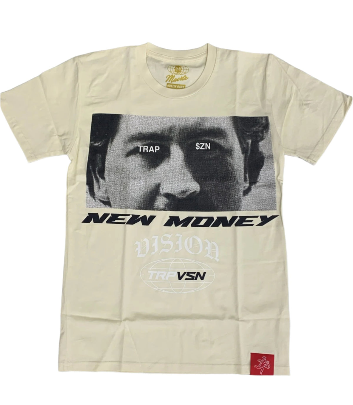 MUERTE RED LABEL - New Money Vision Tee CREAM