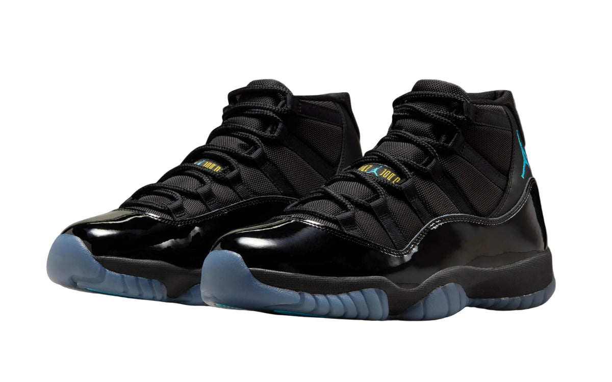AIR JORDAN 11 RETRO BLACK/GAMMA BLUE-BLACK