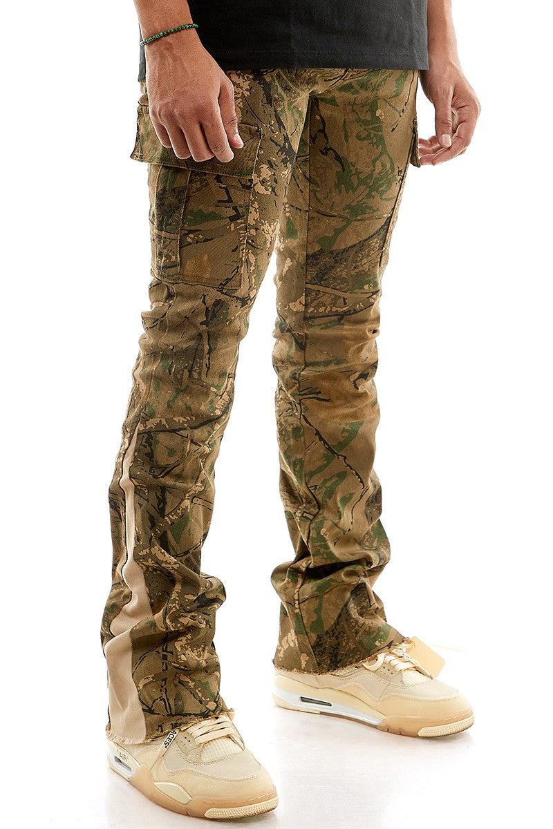 KDNK HUNTING CAMO CARGO PANTS KNB3230 H.CAMO OLIVE