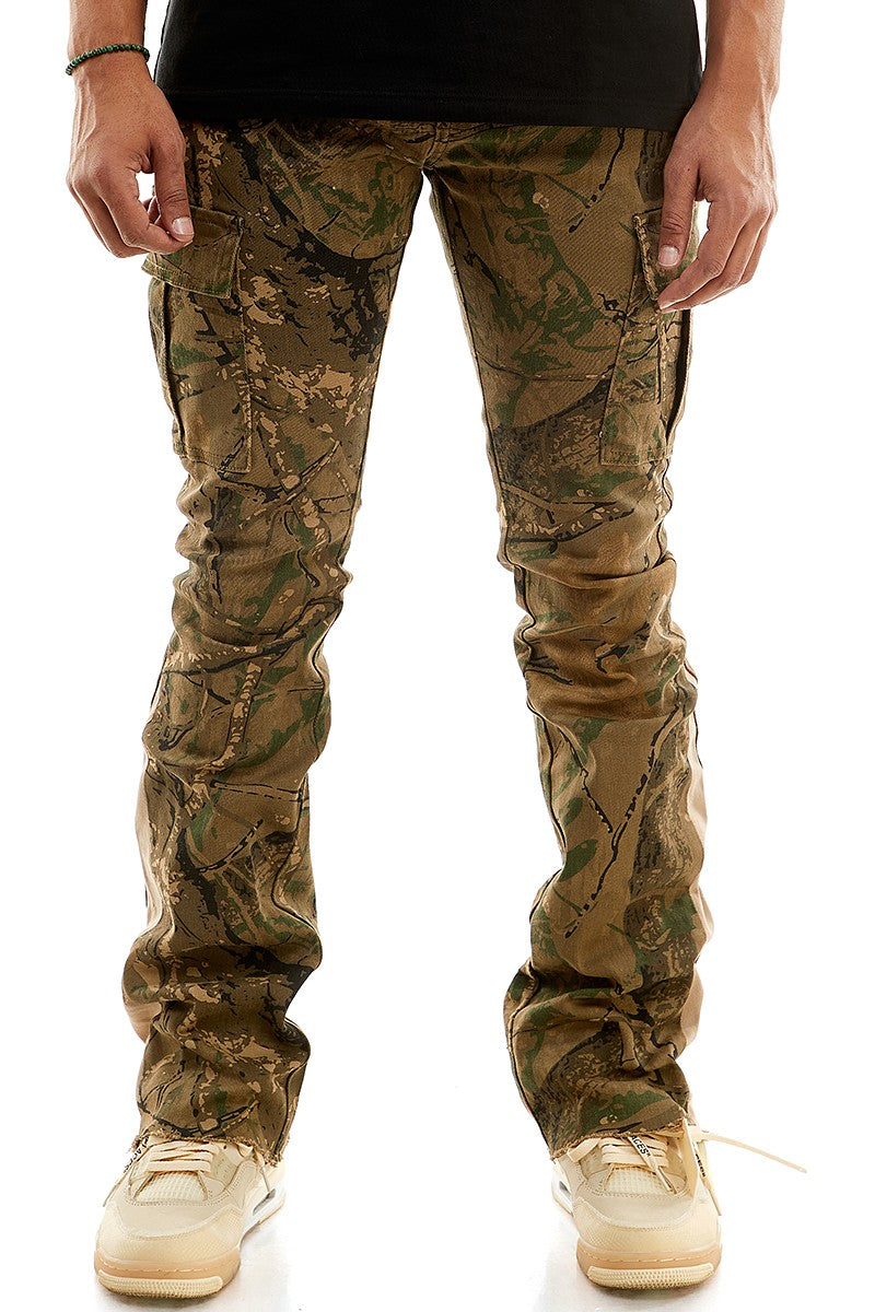 KDNK HUNTING CAMO CARGO PANTS KNB3230 H.CAMO OLIVE