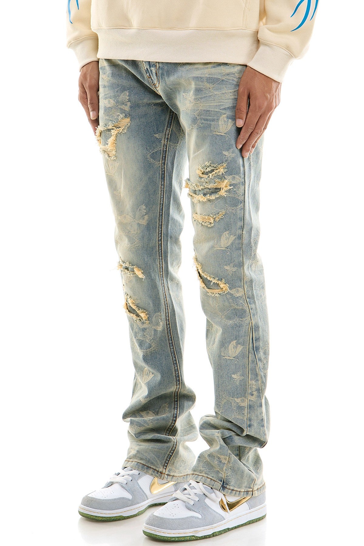 KDNK BUTTERFLY JEANS KND4783 BLUE