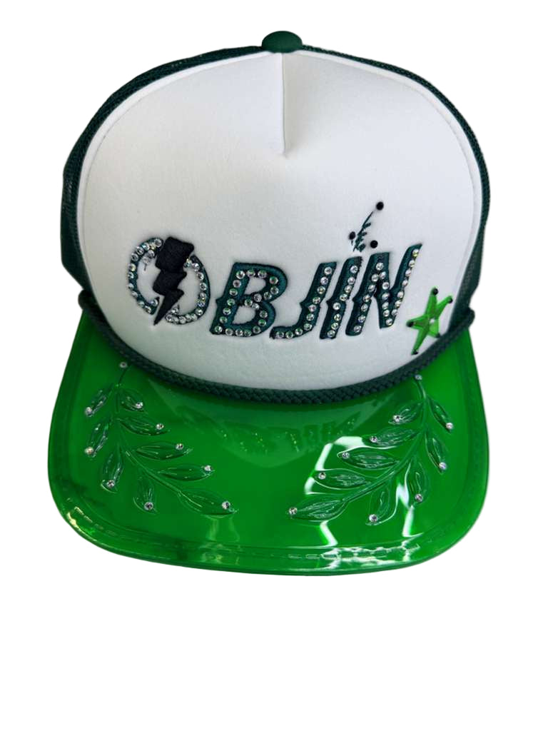 OBJIN PB315 HAT GREEN/WHITE