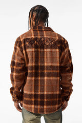 LEGACY GRAFFITI SHIRT JACKET 2562 38 BROWN