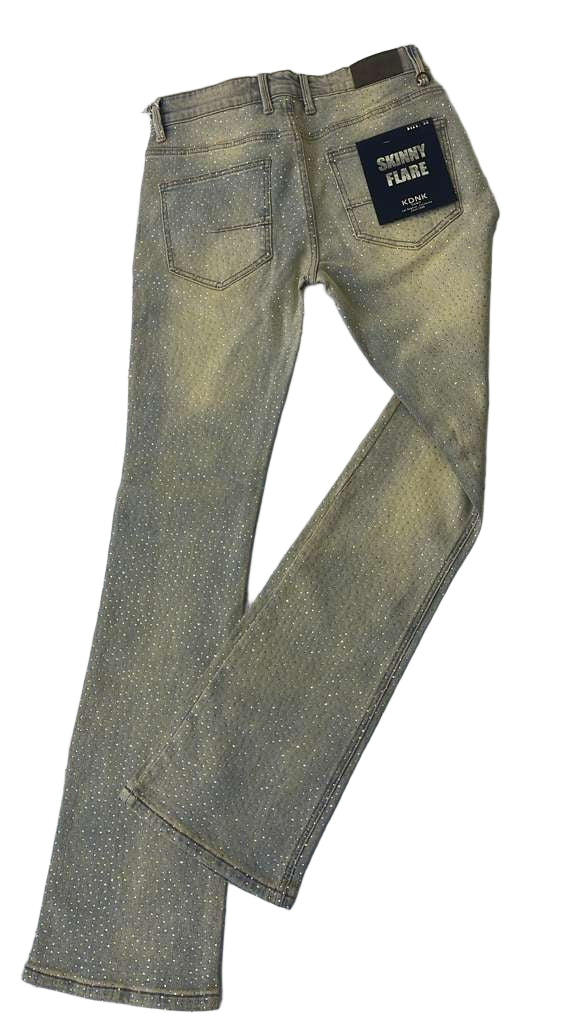KDNK RHINESTONE JEANS KND4806 TM BLUE
