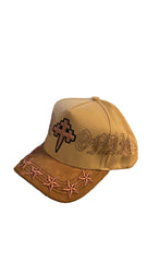 REYESF HAT SIEMPRE CON DIOS CREAM/PINK/BROWN V2