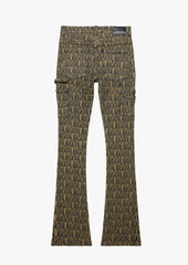 VALABASAS IMPRINT" DIRTY VINTAGE WASH STACKED FLARE JEAN DIRTY VINTAGE WASH