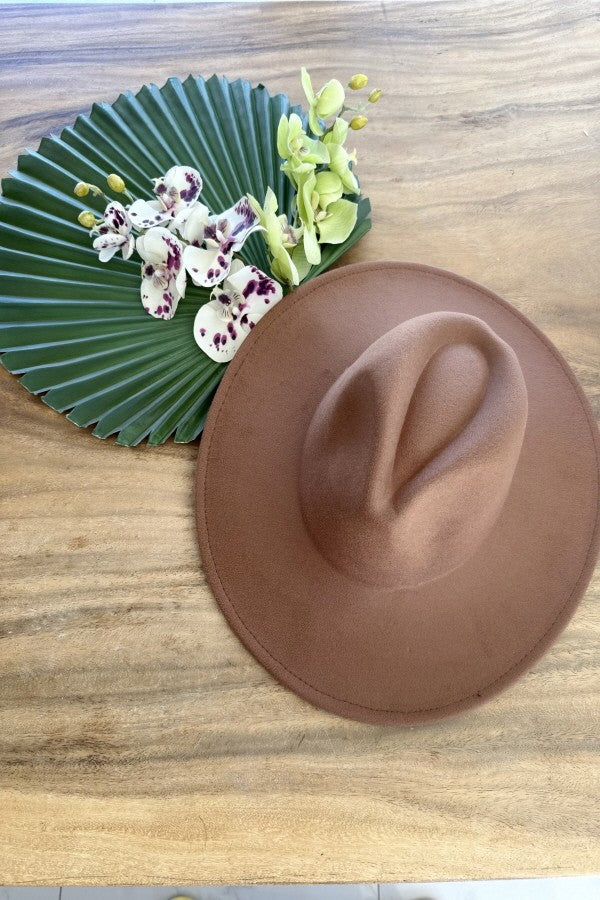 Sombrero fedora de fieltro vegano en colores jaspeados