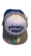 GIFTED RHINESTONE HAT GRAY/WHITE / NAVY 5