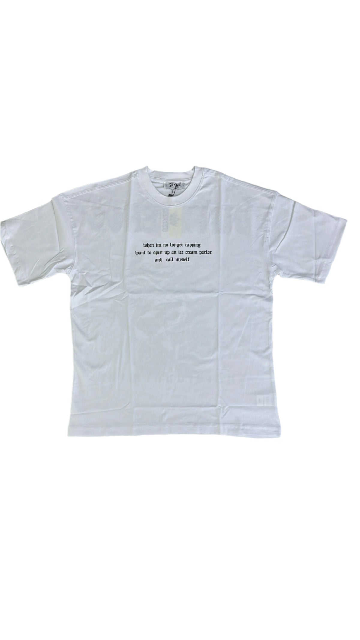 CLANG DIFFERENCE T-SHIRT, (CL4) WHITE