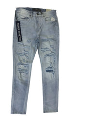 LEGACY EDITION JEANS W SHREDS KS SKY BLUE JS2312
