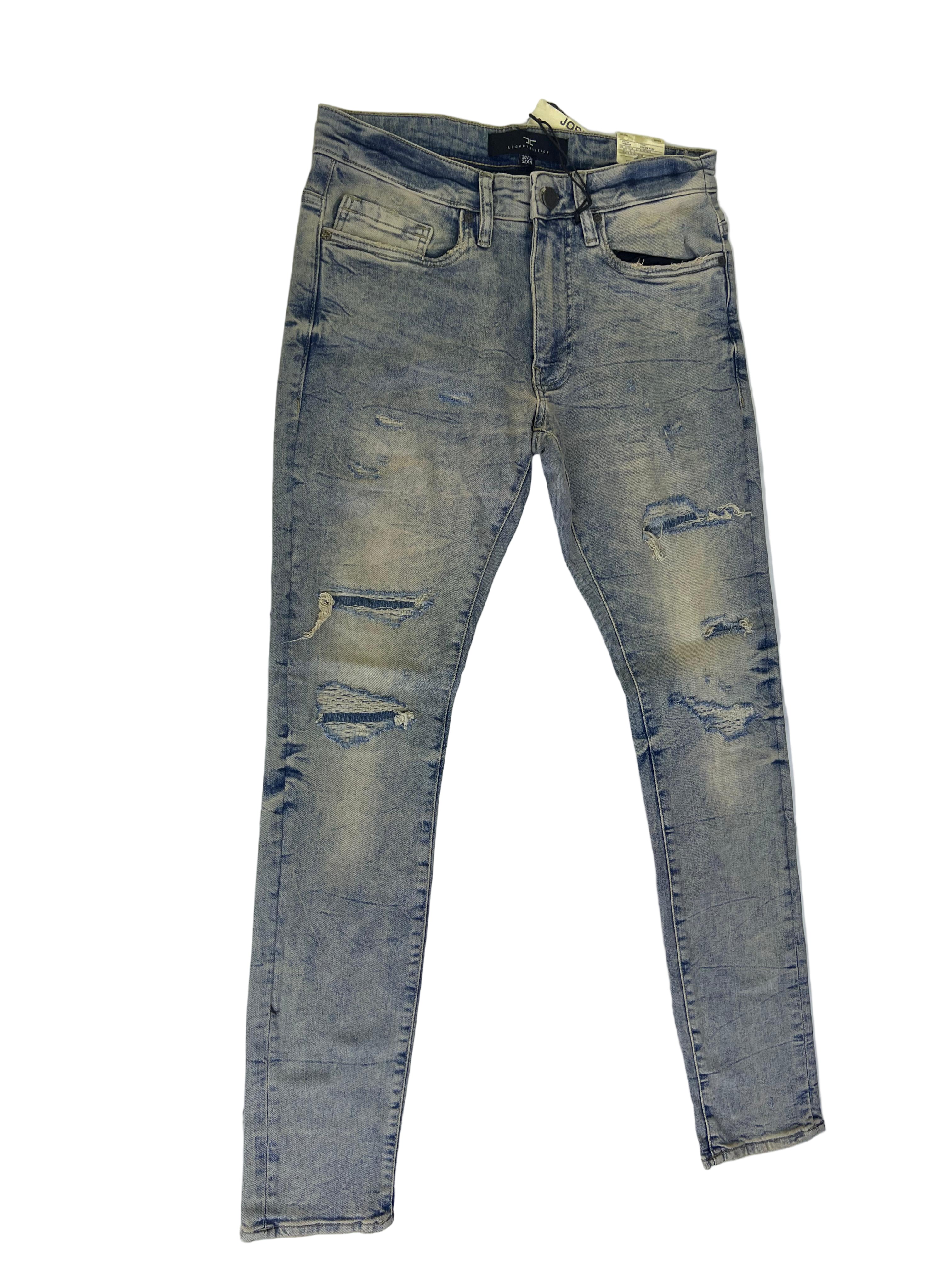 LEGACY EDITION RIP AND REPAIR SEAN FIT CREAM WASH JS5220R PANTS