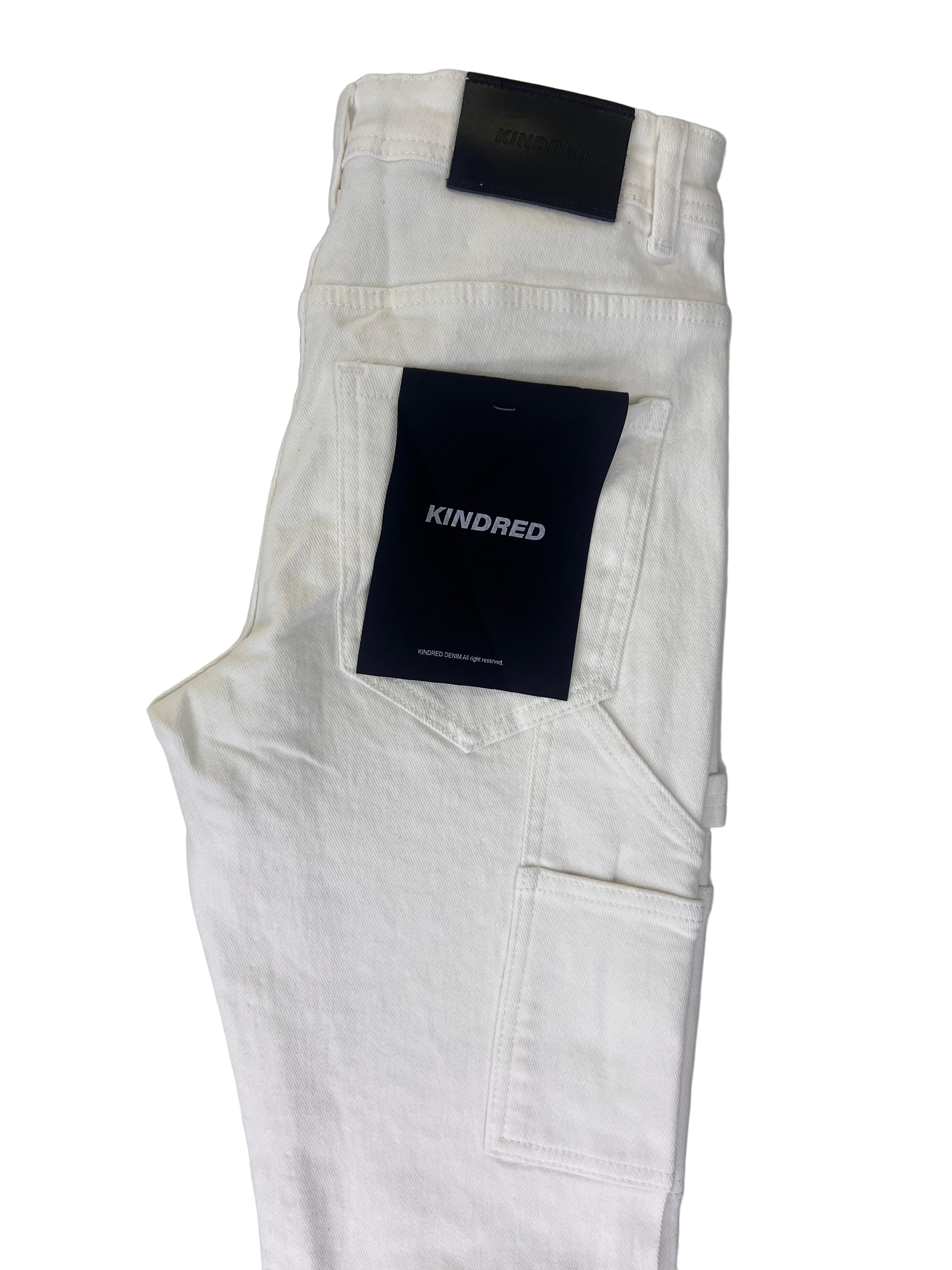 KINDRED KD RHINESTONE DENIM JEANS KD2213P WHITE