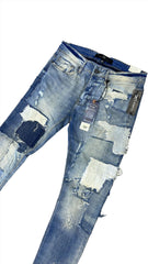 legacy PATCHED FROSTED JEANS JS1229 ICED LAGER