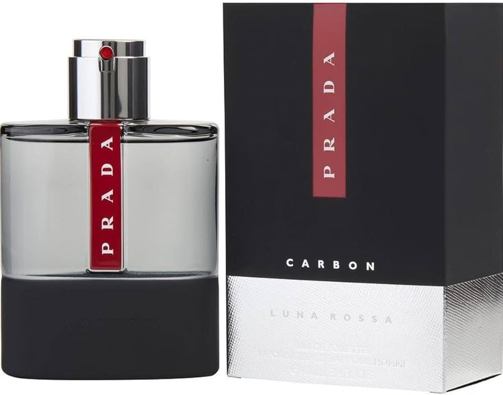 Prada Luna Rossa Carbon Eau De Toilette 3.3 FL .OZ.