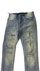 LEGACY EDITION JEANS W SHREDS IL ICED LAGER JS2312