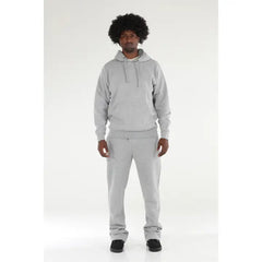 Stylo Gray Stacked Flare Sweatsuit