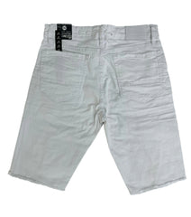 BRIAN BROTHERS SHORTS WITH SHREDS 50 WHITE