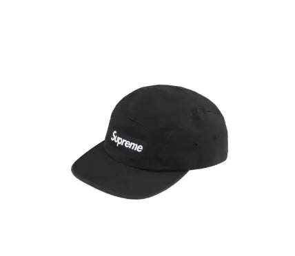 SUPREME Supreme Washed Chino Twill Camp Cap FW24H7  Black