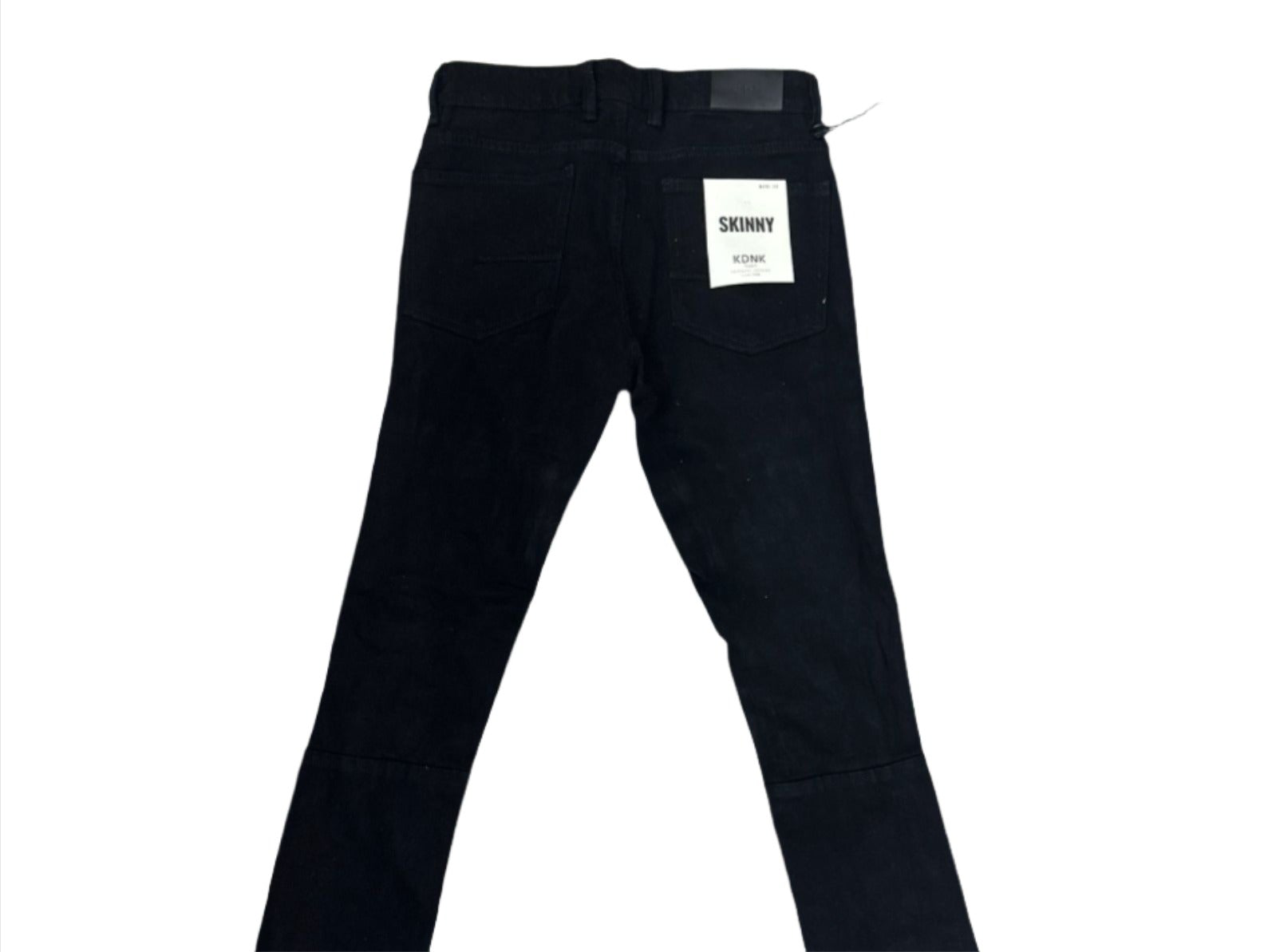 KDNK UNDER PATCHED SKINNY JEANS KND4657 JET BLACK