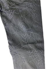 KDNK SPIDER WEB SKINNY PANTS KNB3399- BLACK