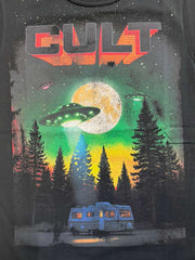 CULT OF INDIVIDUALITY SHORT SLEEVE crew neck tee "ALIENS" (626A1-K23A)