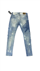 legacy PATCHED FROSTED JEANS JS1229 ICED LAGER