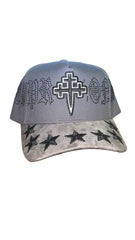 REYESF HAT SIEMPRE CON DIOS GREY CRUZ V2