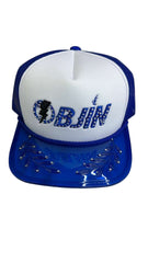 OBJIN PB315 HAT  DARK BLUE/WHITE