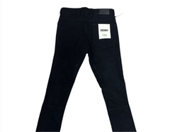 KDNK UNDER PATCHED SKINNY JEANS KND4657 JET BLACK