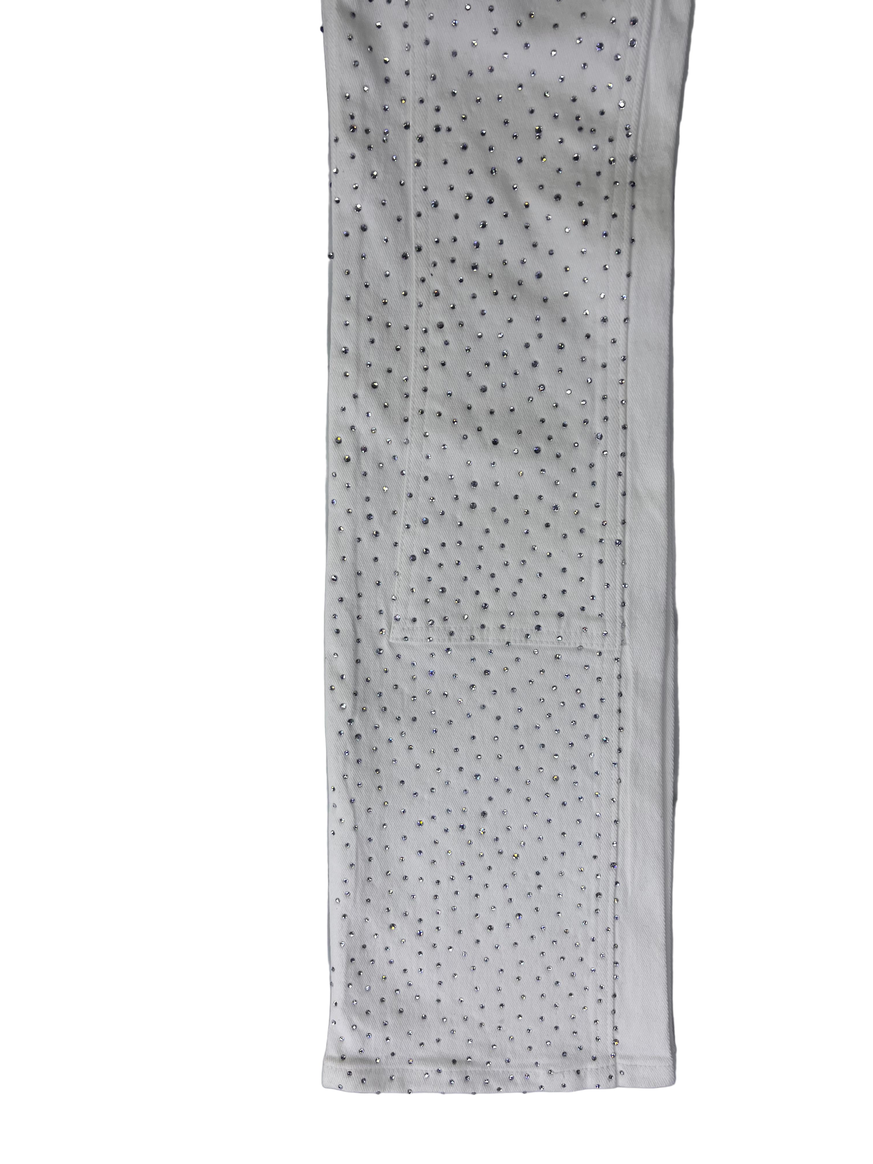 KINDRED KD RHINESTONE DENIM JEANS KD2213P WHITE