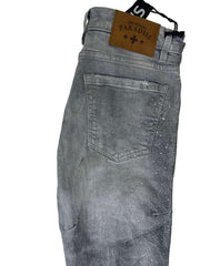 see you in paradaise PLEATS AND CRYSTALS CEMENT WASH JTFP2323 pants