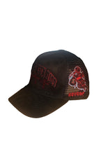 REYESF HAT SIEMPRE CON DIOS BLACK/RED CRUZ V2